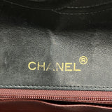 【6hb1467】シャネル ショルダーバッグ ダイアナ チェーンショルダー ラムスキン ブラック ゴールド金具【中古】レディース