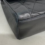 【6hb1467】シャネル ショルダーバッグ ダイアナ チェーンショルダー ラムスキン ブラック ゴールド金具【中古】レディース