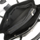 【6hb1482-k】シャネル トートバッグ エグゼクティブ レザー ブラック シルバー金具【中古】レディース