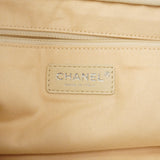 【6hb1483-k】シャネル ハンドバッグ ドーヴィル チェーンショルダー キャンバス ベージュ シルバー金具 2wayバック【中古】レディース
