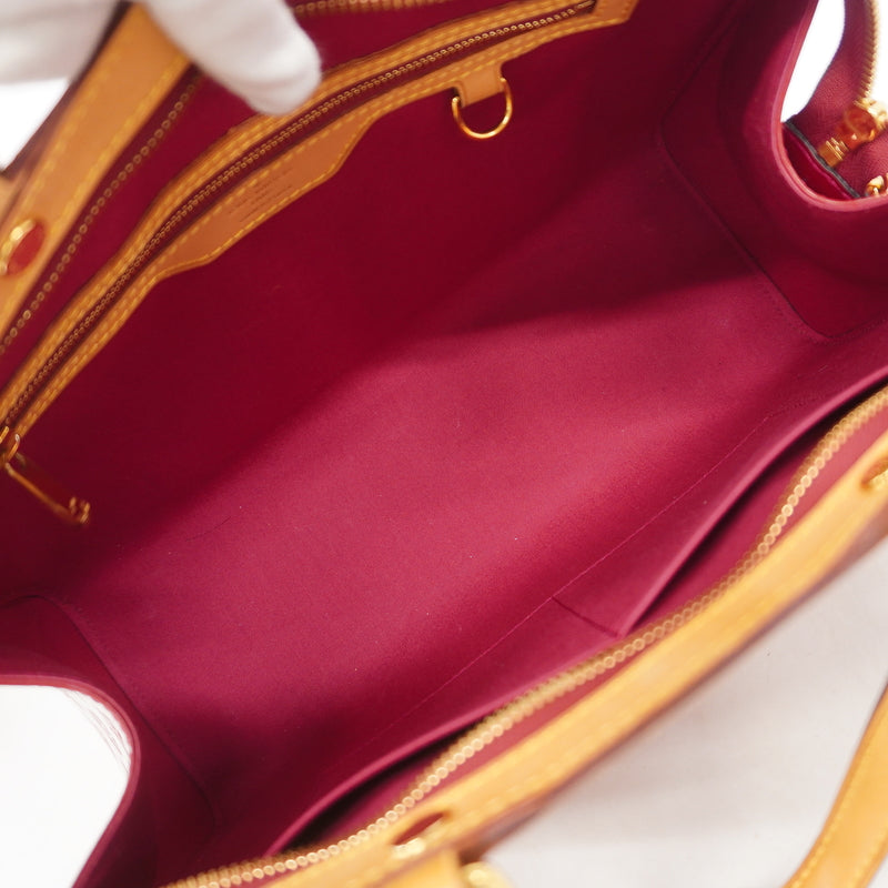 【6hc1485-k】ルイヴィトン ハンドバッグ ヴェルニ ブレアMM M91798 ローズアンディアン 2wayバッグ【中古】レディース