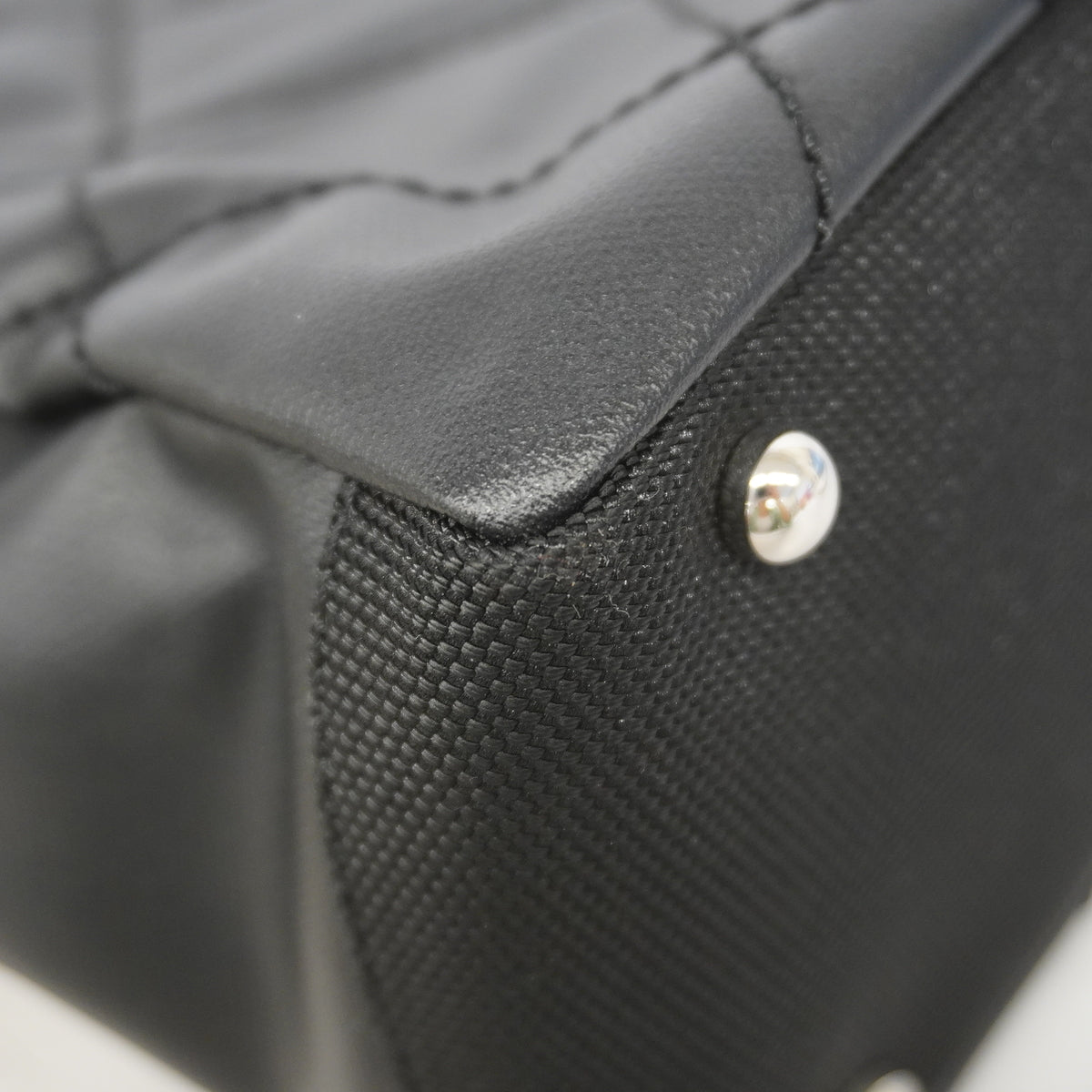 【6hc1490-k】シャネル トートバッグ パリビアリッツ キャンバス ブラック シルバー金具【中古】レディース