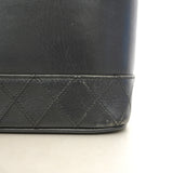 【6hc1491-k】シャネル バニティバッグ ビコローレ ラムスキン ブラック ゴールド金具【中古】レディース