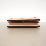 【6hc1493-k】グッチ 財布 GGマトラッセ 723786 レザー ピンク ゴールド金具【中古】レディース