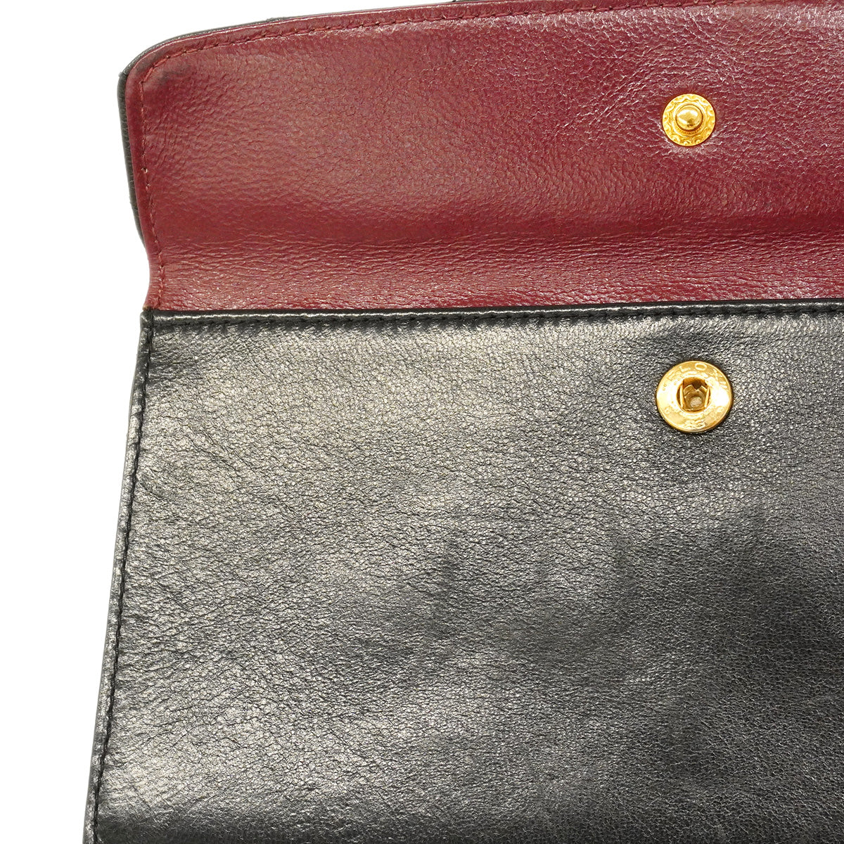 【6hc1520】シャネル ショルダーバッグ マトラッセ Wチェーン ラムスキン ブラック ゴールド金具【中古】レディース