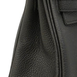 【6hc1522-g】エルメス ハンドバッグ ケリー25 トゴ ブラック シルバー金具 G刻印 2wayバッグ【中古】レディース