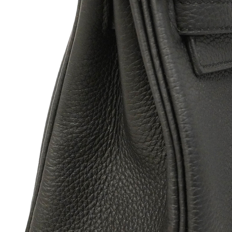 【6hc1522-g】エルメス ハンドバッグ ケリー25 トゴ ブラック シルバー金具 G刻印 2wayバッグ【中古】レディース