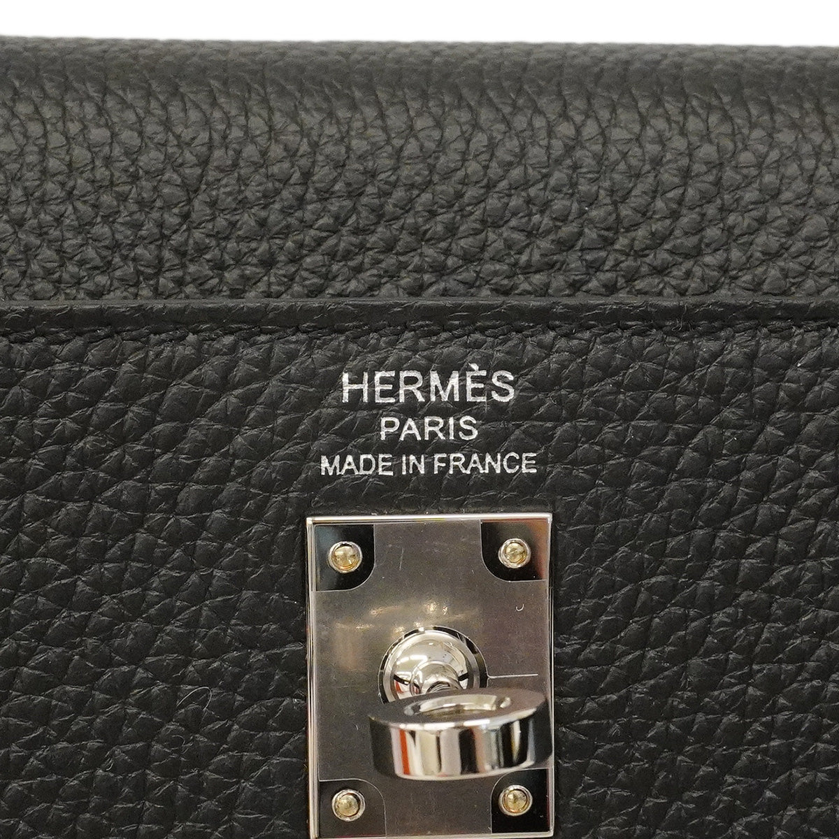 【6hc1522-g】エルメス ハンドバッグ ケリー25 トゴ ブラック シルバー金具 G刻印 2wayバッグ【中古】レディース