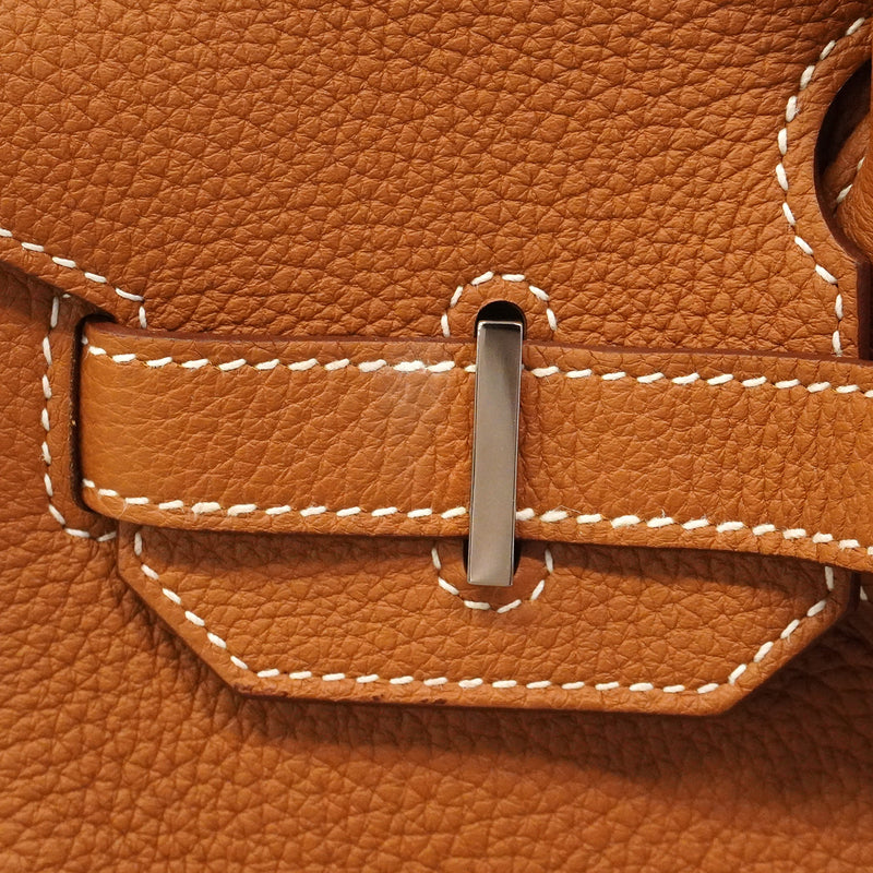 【6hc1523-g】エルメス ハンドバッグ バーキン30 トゴ ゴールド シルバー金具 K刻印【中古】レディース
