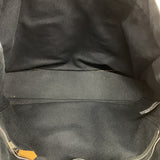 【6hc1524-k】エルメス トートバッグ フールトゥMM キャンバス ブラック シルバー金具【中古】メンズ レディース ユニセックス