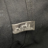 【6hc1524-k】エルメス トートバッグ フールトゥMM キャンバス ブラック シルバー金具【中古】メンズ レディース ユニセックス