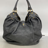 【6hc1526-k】ルイヴィトン トートバッグ マヒナ マヒナL M95765 ノワール【中古】レディース