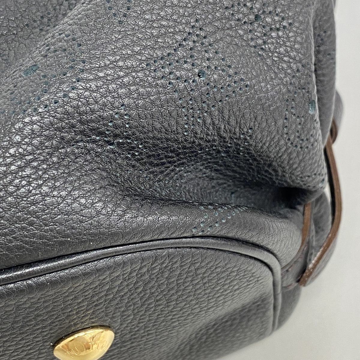 【6hc1526-k】ルイヴィトン トートバッグ マヒナ マヒナL M95765 ノワール【中古】レディース