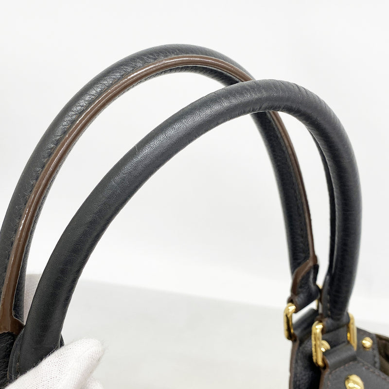 【6hc1526-k】ルイヴィトン トートバッグ マヒナ マヒナL M95765 ノワール【中古】レディース