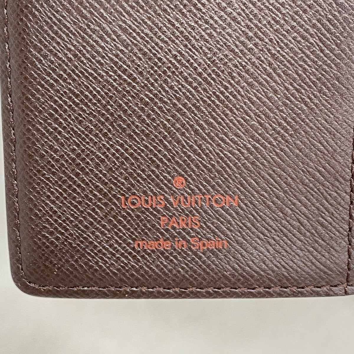 【6hc1533-k】ルイヴィトン 手帳カバー ダミエ アジェンダPM R20700 エベヌ【中古】メンズ レディース ユニセックス