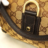 【6hc1534-k】グッチ ショルダーバッグ GGキャンバス 430738 キャンバス ベージュ ゴールド金具【中古】レディース
