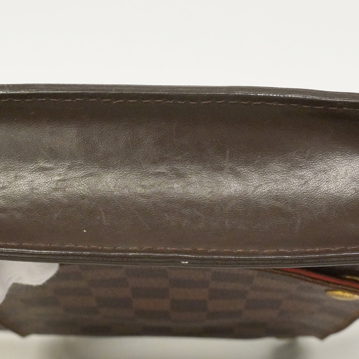 【6hc1537-k】ルイヴィトン ショルダーバッグ ダミエ ポートベロー N45271 エベヌ【中古】レディース
