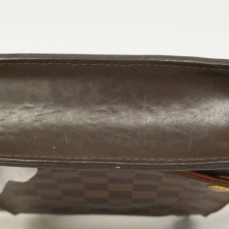 【6hc1537-k】ルイヴィトン ショルダーバッグ ダミエ ポートベロー N45271 エベヌ【中古】レディース