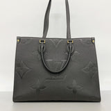 【6hc1549-h】ルイヴィトン トートバッグ モノグラム・アンプラント オンザゴーMM M45595 ノワール 2wayバッグ【中古】レディース