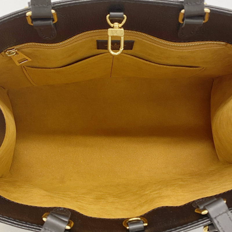 【6hc1549-h】ルイヴィトン トートバッグ モノグラム・アンプラント オンザゴーMM M45595 ノワール 2wayバッグ【中古】レディース
