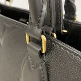 【6hc1549-h】ルイヴィトン トートバッグ モノグラム・アンプラント オンザゴーMM M45595 ノワール 2wayバッグ【中古】レディース