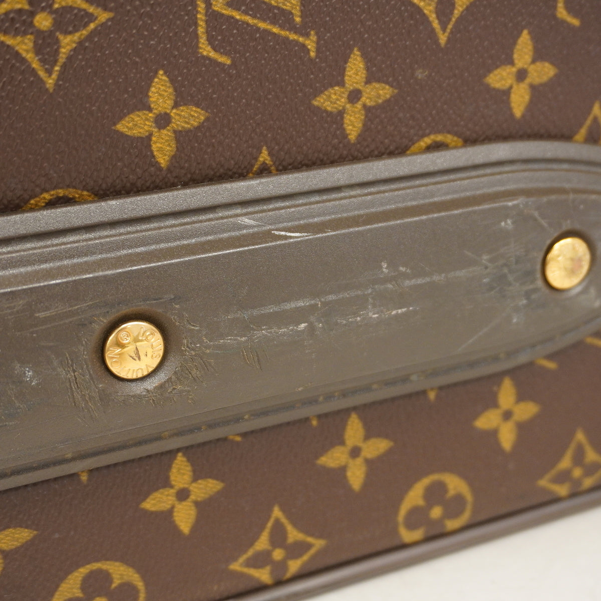 【6hc1572】ルイヴィトン キャリーバッグ モノグラム ぺガス45 M23293 ブラウン【中古】メンズ レディース ユニセックス