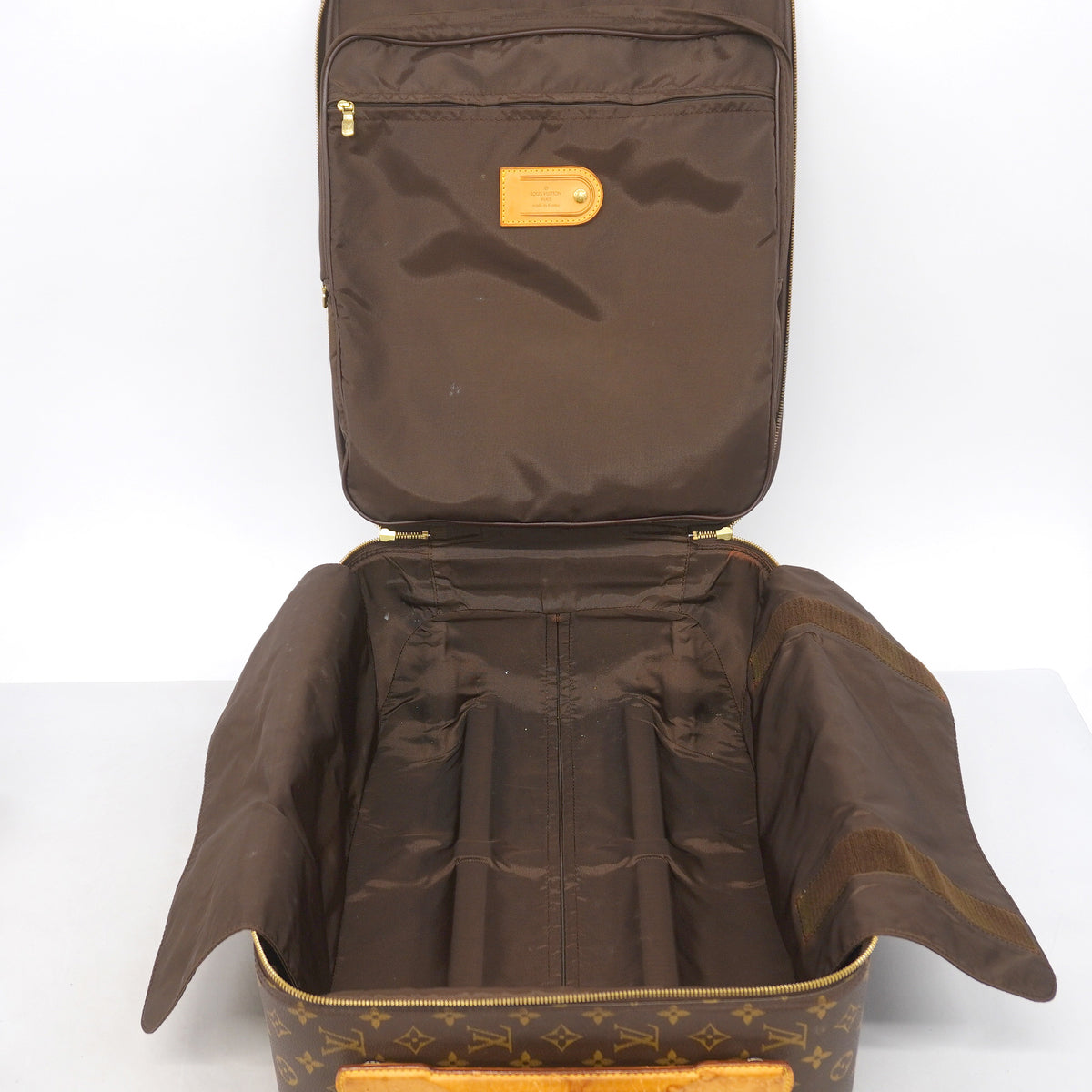 【6hc1572】ルイヴィトン キャリーバッグ モノグラム ぺガス45 M23293 ブラウン【中古】メンズ レディース ユニセックス