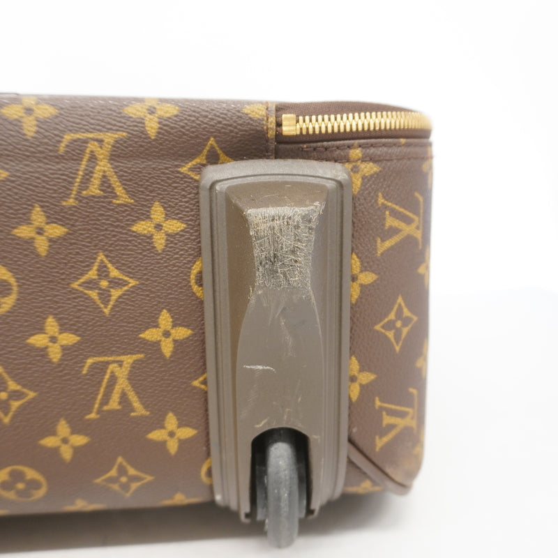 【6hc1572】ルイヴィトン キャリーバッグ モノグラム ぺガス45 M23293 ブラウン【中古】メンズ レディース ユニセックス
