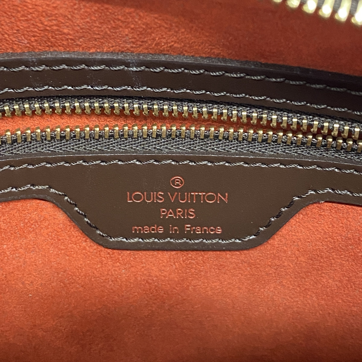 【6hc1578-k】ルイヴィトン ショルダーバッグ ダミエ ルーピングMM N51157 エベヌ SPO【中古】レディース