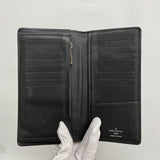 【6hc1580-k】ルイヴィトン 長財布 モノグラム・トリヨン ポルトフォイユブラザ N81872 クロコダイル オーストリッチ ブラック【中古】メンズ