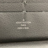 【6hc1581-k】ルイヴィトン 長財布 ダミエ・グラフィット ジッピーオーガナイザーNM N60111 ブラック グレー【中古】メンズ