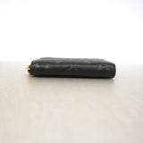 【6hc1587-k】ルイヴィトン コインケース モノグラム・アンプラント ジッピーコインパース M60574 ノワール【中古】レディース