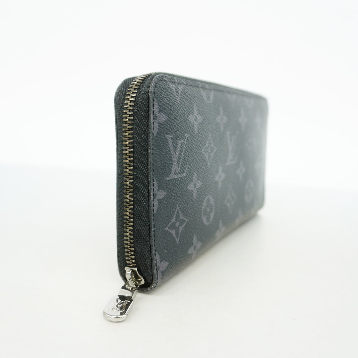 【6hc1598-k】ルイヴィトン 長財布 モノグラム・エクリプス ジッピーオーガナイザーNM M82081 ブラック【中古】メンズ