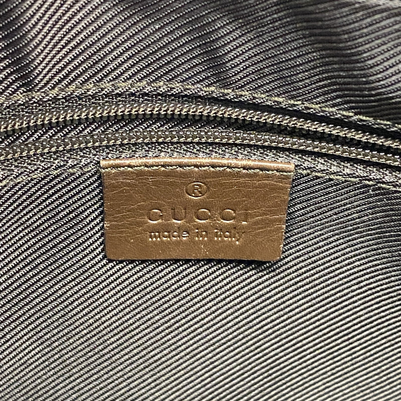 【6hc1608-k】グッチ ショルダーバッグ GGキャンバス 001 4205 キャンバス ベージュ シルバー金具【中古】レディース