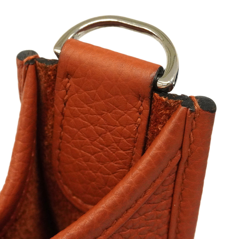 【6hc1615】エルメス ショルダーバッグ エヴリン3PM トリヨンクレマンス キュイーブル シルバー金具 B刻印【中古】レディース