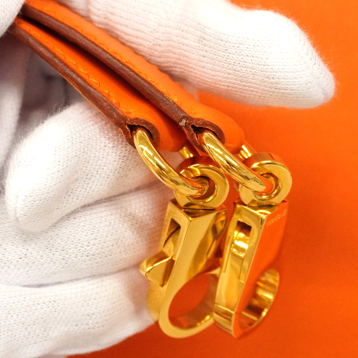 【6hc1616】エルメス ハンドバッグ ケリー32 スイフト オレンジ ゴールド金具 □A刻印 2wayバッグ【中古】レディース