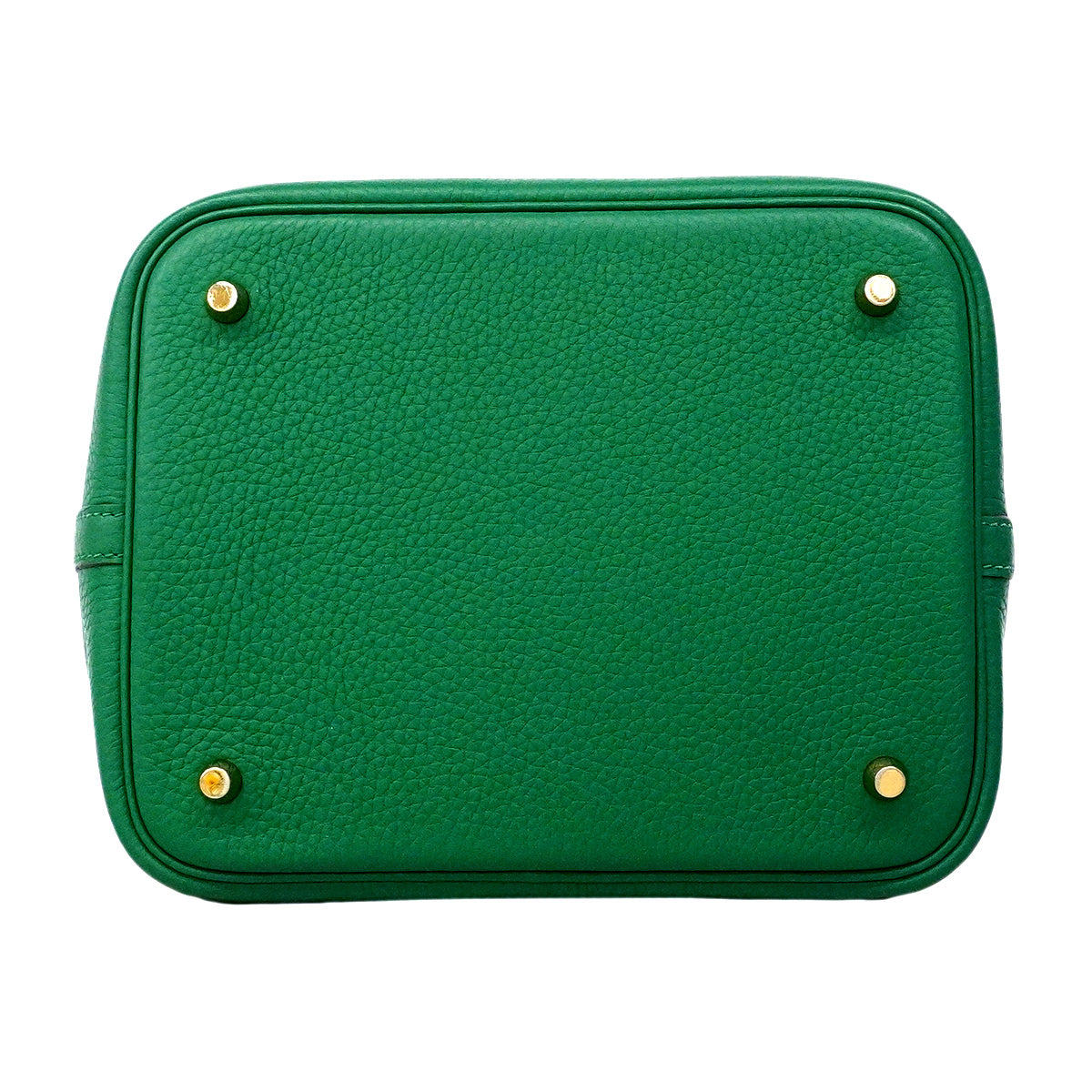 【6hc1618】エルメス ハンドバッグ ピコタンロックMM トリヨンクレマンス ミント ゴールド金具 W刻印【中古】レディース