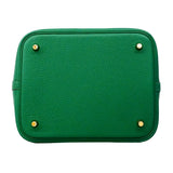 【6hc1618】エルメス ハンドバッグ ピコタンロックMM トリヨンクレマンス ミント ゴールド金具 W刻印【中古】レディース