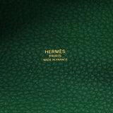 【6hc1618】エルメス ハンドバッグ ピコタンロックMM トリヨンクレマンス ミント ゴールド金具 W刻印【中古】レディース