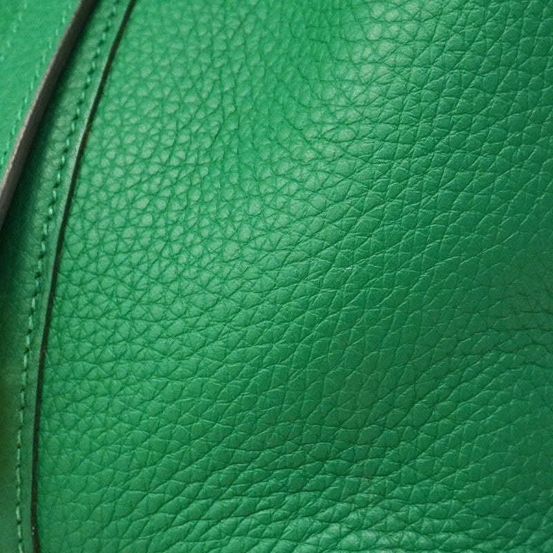 【6hc1618】エルメス ハンドバッグ ピコタンロックMM トリヨンクレマンス ミント ゴールド金具 W刻印【中古】レディース