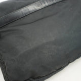【6hc1648-k】プラダ ショルダーバッグ テスート ナイロン ブラック シルバー金具【中古】レディース
