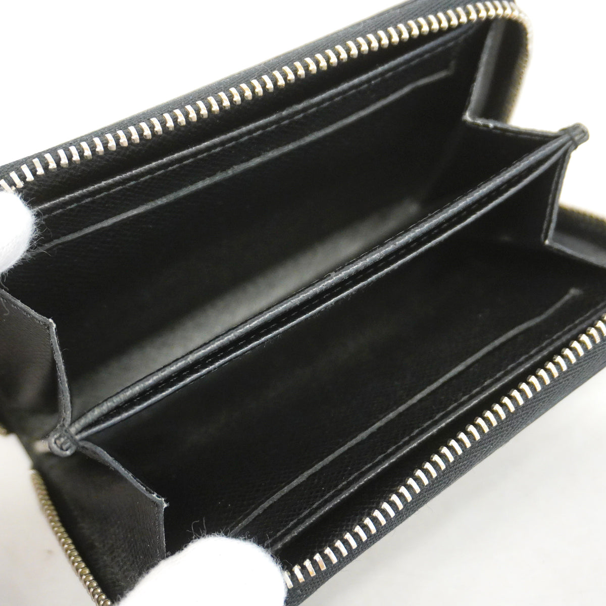 【6hc1665-k】ルイヴィトン コインケース ダミエ・グラフィット ジッピコインパース N63076 ブラック グレー【中古】メンズ