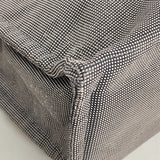 【6hc1666-k】エルメス トートバッグ エールラインMM キャンバス グレー シルバー金具【中古】メンズ レディース ユニセックス
