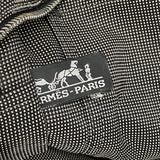 【6hc1666-k】エルメス トートバッグ エールラインMM キャンバス グレー シルバー金具【中古】メンズ レディース ユニセックス