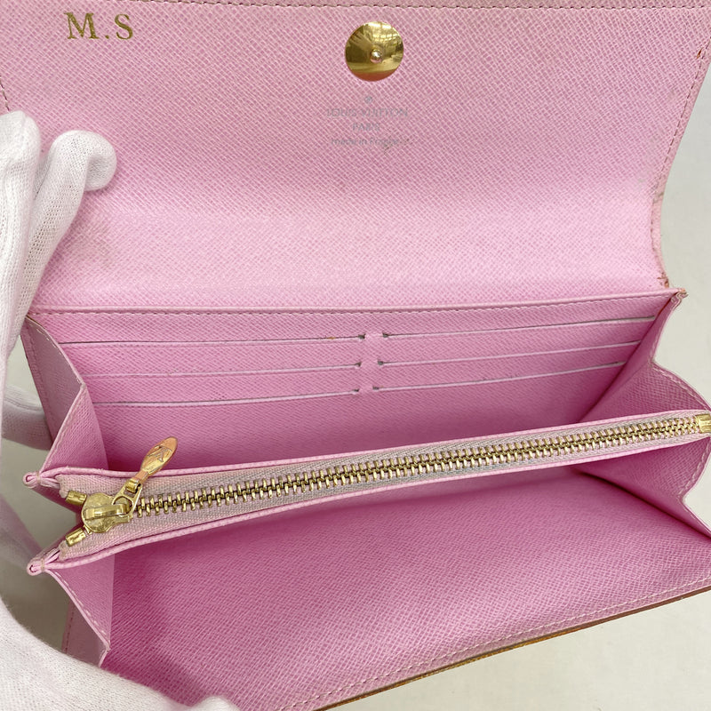 【6hc1673-k】ルイヴィトン 長財布 モノグラム・マルチカラー ポルトフォイユサラ M93744 ブロン リッチ【中古】レディース