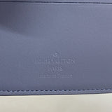 【6hc1684-k】ルイヴィトン 札入れ モノグラムシャドウ ポルトフォイユミュルティプル M82323 ブルー【中古】メンズ