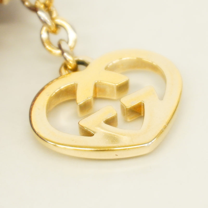 【6hc1694-k】グッチ 長財布 グッチシマ 295671 エナメル レッド シャンパンゴールド金具【中古】レディース