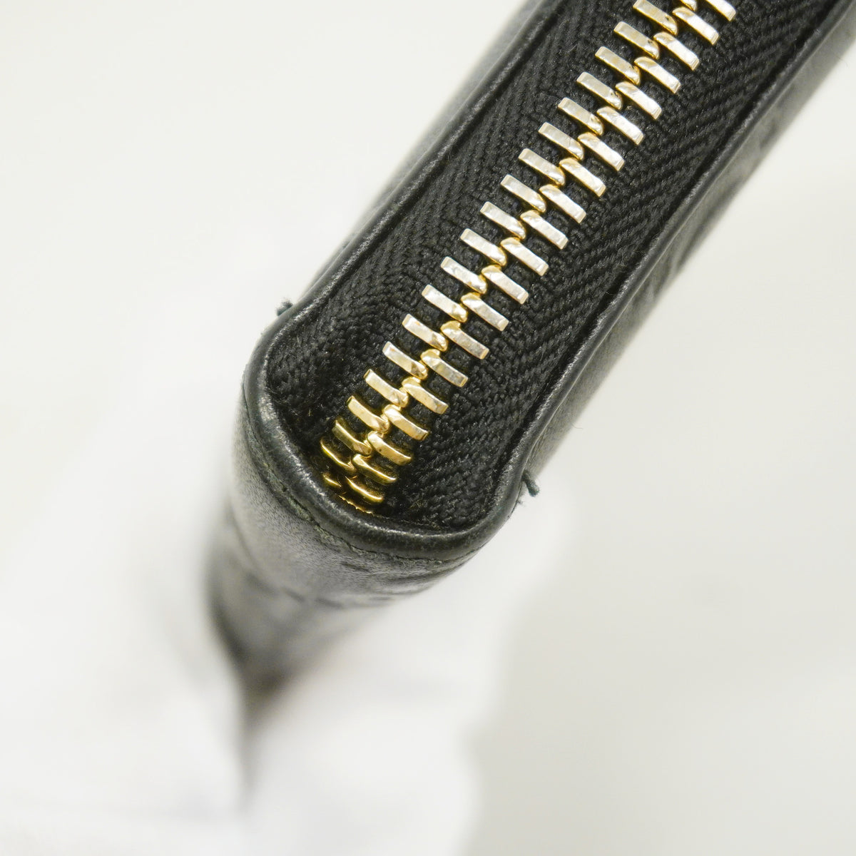 【6hc1695-k】グッチ コインケース グッチシマ 255452 レザー ブラック シャンパンゴールド金具【中古】メンズ レディース ユニセックス