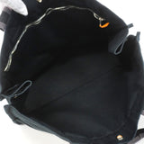 【6hc1699-k】エルメス トートバッグ フールトゥMM キャンバス ブラック シルバー金具【中古】メンズ レディース ユニセックス