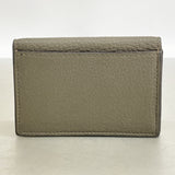 【6hc1718】フェンディ カードケース レザー グレー シルバー金具【中古】メンズ